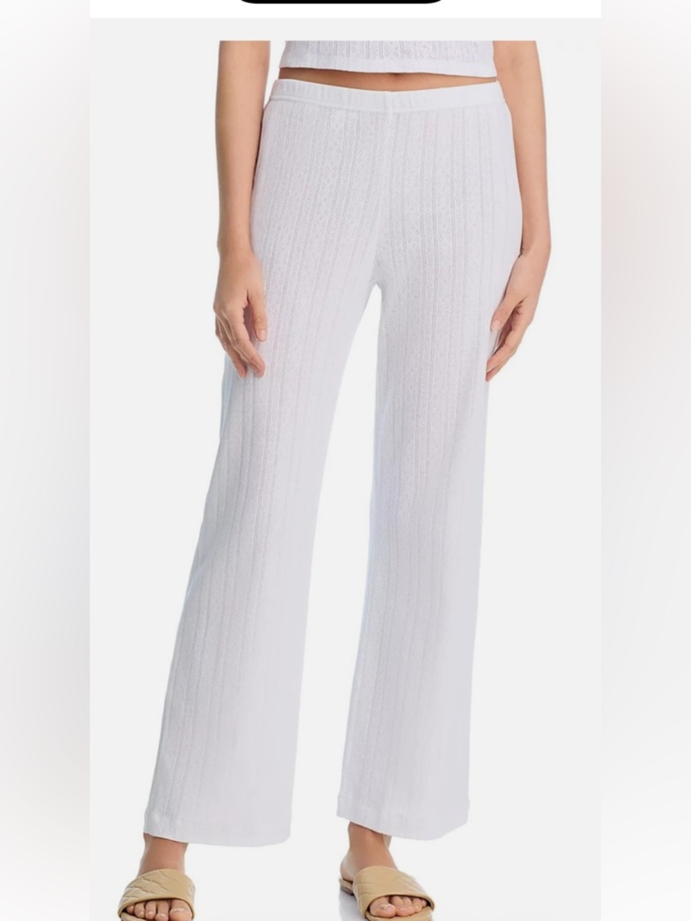 NWT KULE Kelli Pointelle Pants